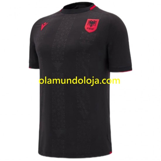 Camisola Albânia Homem Equipamento Terceiro 2025 Manga Curta